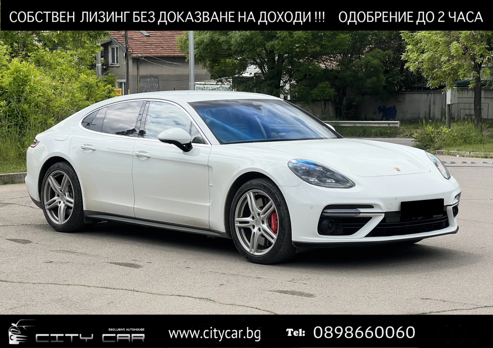 Porsche Panamera TURBO/ LIFT/ SPORT CHRONO/ BURMESTER/ 360/ MATRIX/ | Mobile.bg � ����������� 1