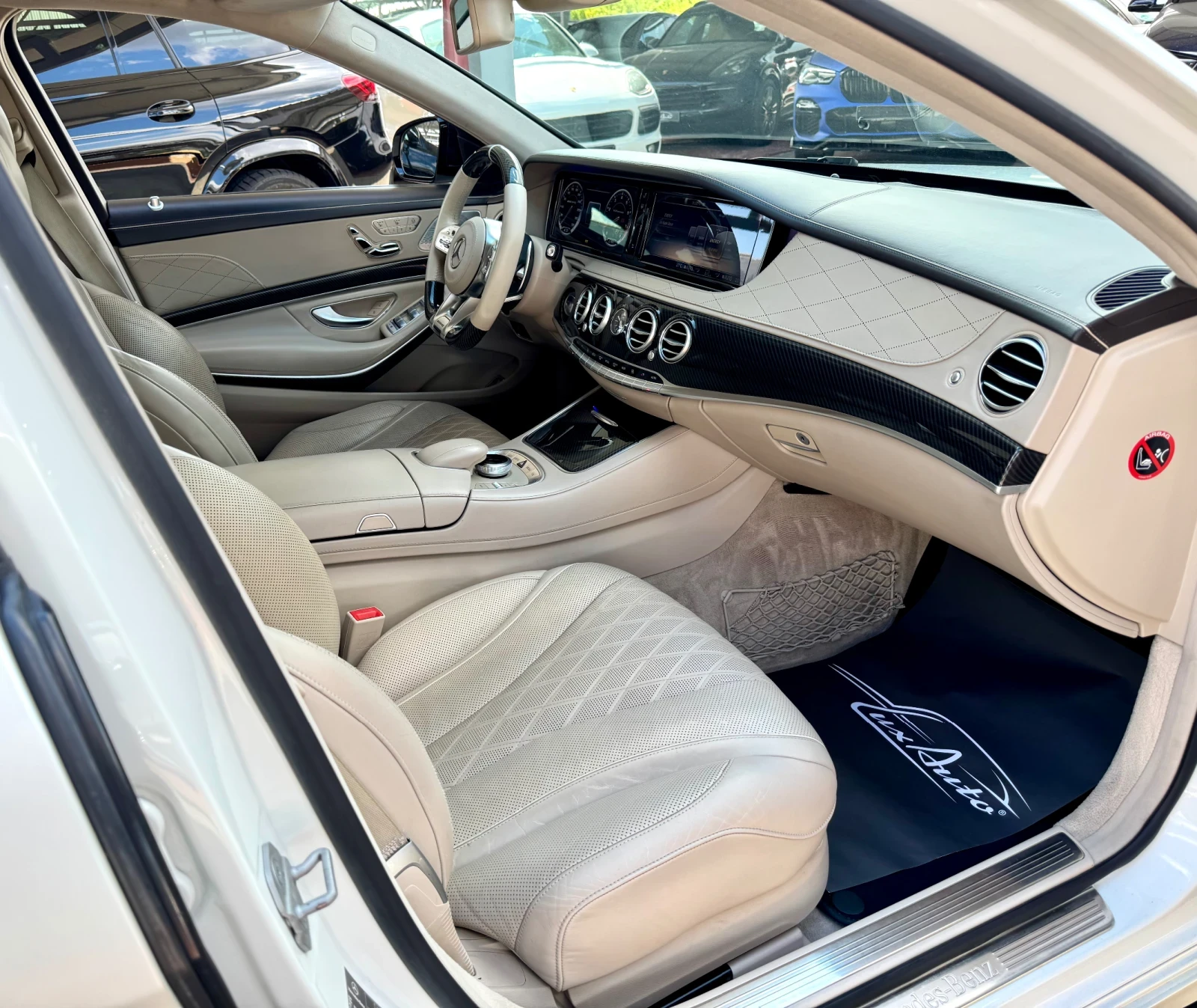 Mercedes-Benz S 500 LONG#4MATIC#BRABUS#DESIGNO#CARBON, снимка 9 - Автомобили и джипове - 55304749