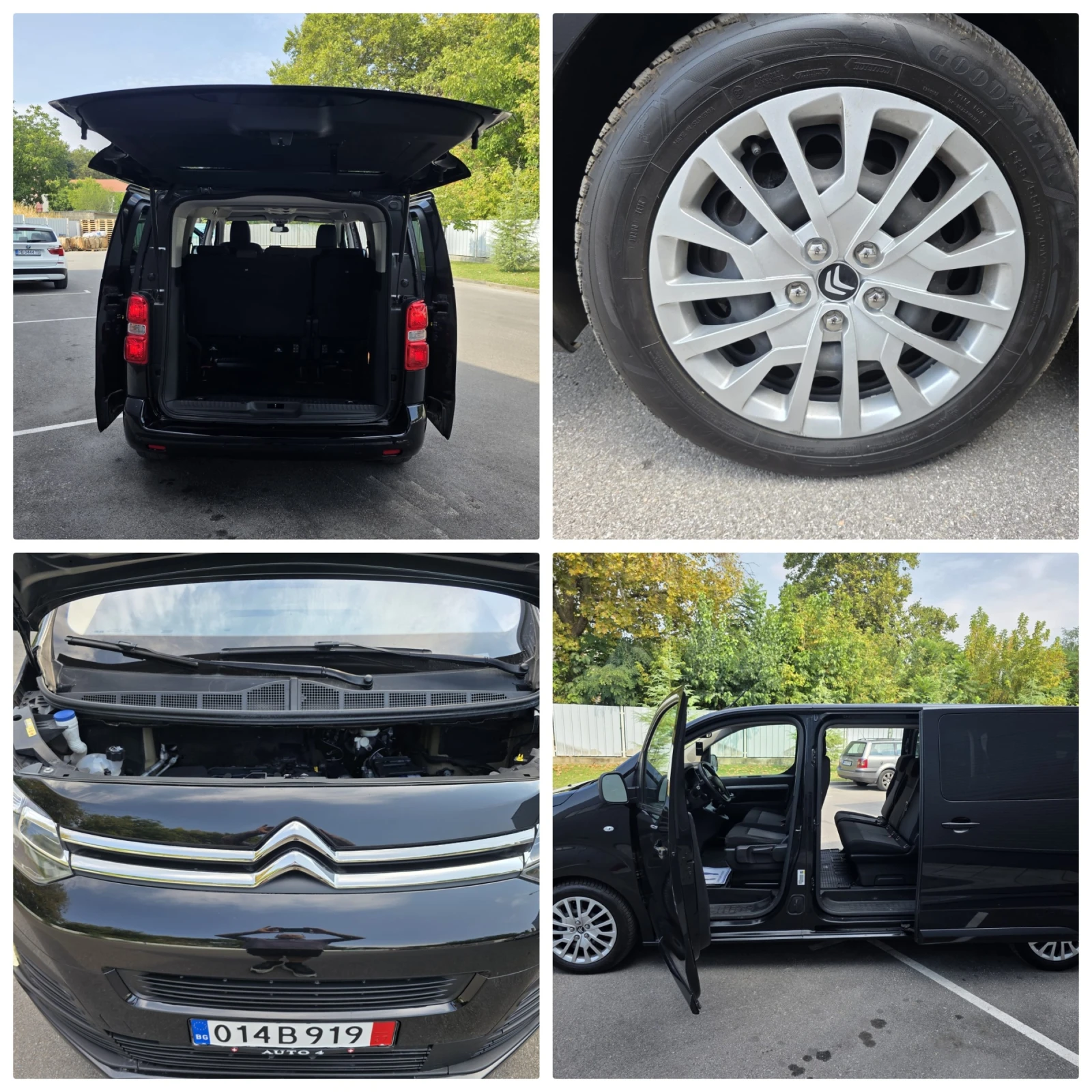 Citroen Spacetourer Jumpi/2.0 HDI/150 к.с./9 места/NAVI/SWISS, снимка 14 - Автомобили и джипове - 56040848