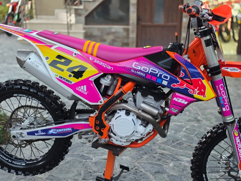 Ktm SX-F 250/СТАРТЕР/2 РЕЖИМА/ТРАКШЪН КОНТРОЛ/ ЛИЗИНГ, снимка 4 - Мотоциклети и мототехника - 51762273