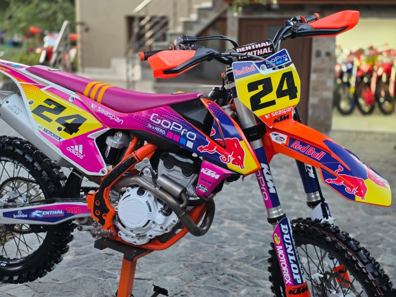 Ktm SX-F 250/СТАРТЕР/2 РЕЖИМА/ТРАКШЪН КОНТРОЛ/ ЛИЗИНГ, снимка 2 - Мотоциклети и мототехника - 51762273