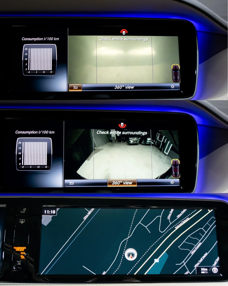 Mercedes-Benz S 350 d/Long/9G-Tronic/4Matic/СервизнаИсторияВMercedes, снимка 13 - Автомобили и джипове - 52886952