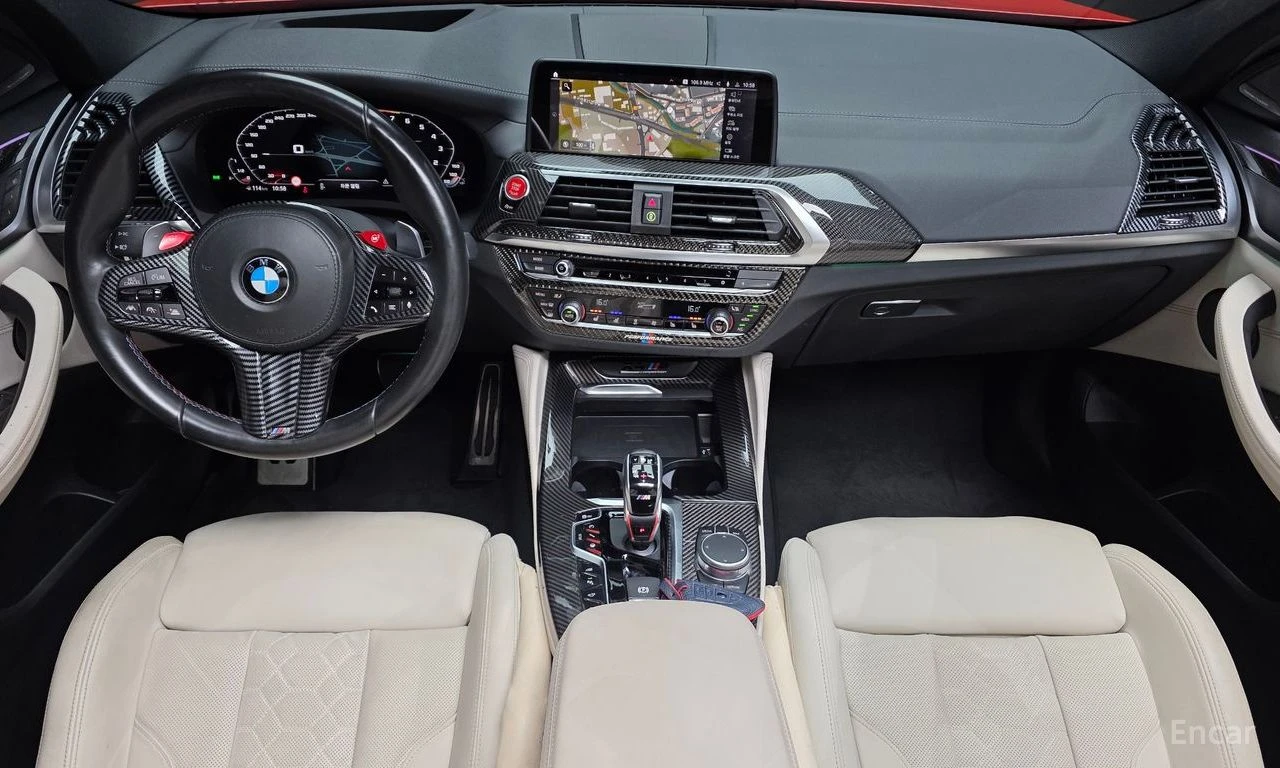 BMW X4 M COMPETITION* CARBON PACKAGE* DISTRONIC* ОБДУХВАН, снимка 10 - Автомобили и джипове - 55027719