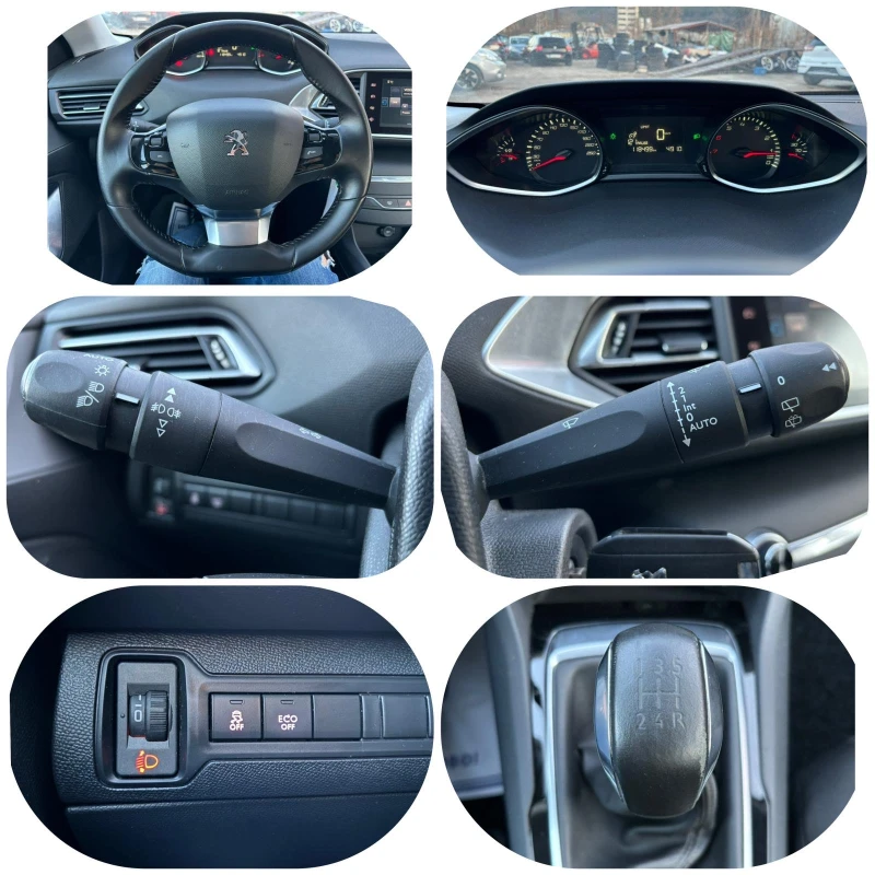 Peugeot 308 1.2i КАТО НОВА, снимка 13 - Автомобили и джипове - 48757458