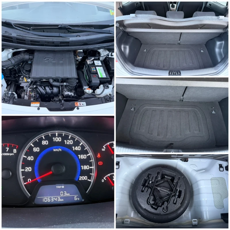 Hyundai I10 1.0i * 106k km* EURO 6 TUV , снимка 17 - Автомобили и джипове - 52674568