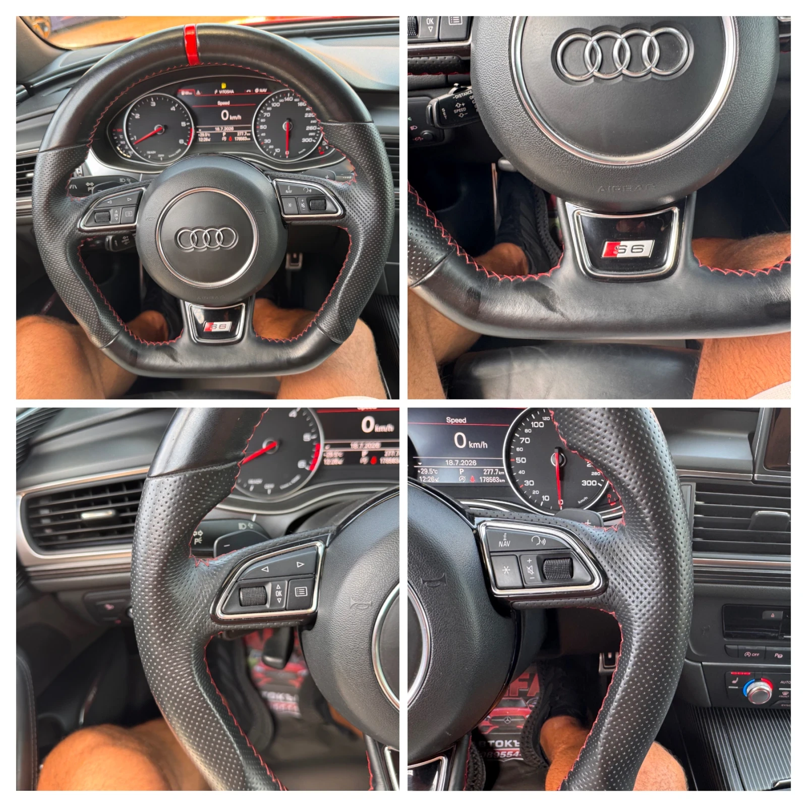 Audi A6 RS6/3.0bi-TURBO/ПОРЪЧКОBA/ВС.ЕКСТРИ/12м ГАРАНЦИЯ//, снимка 14 - Автомобили и джипове - 55340740