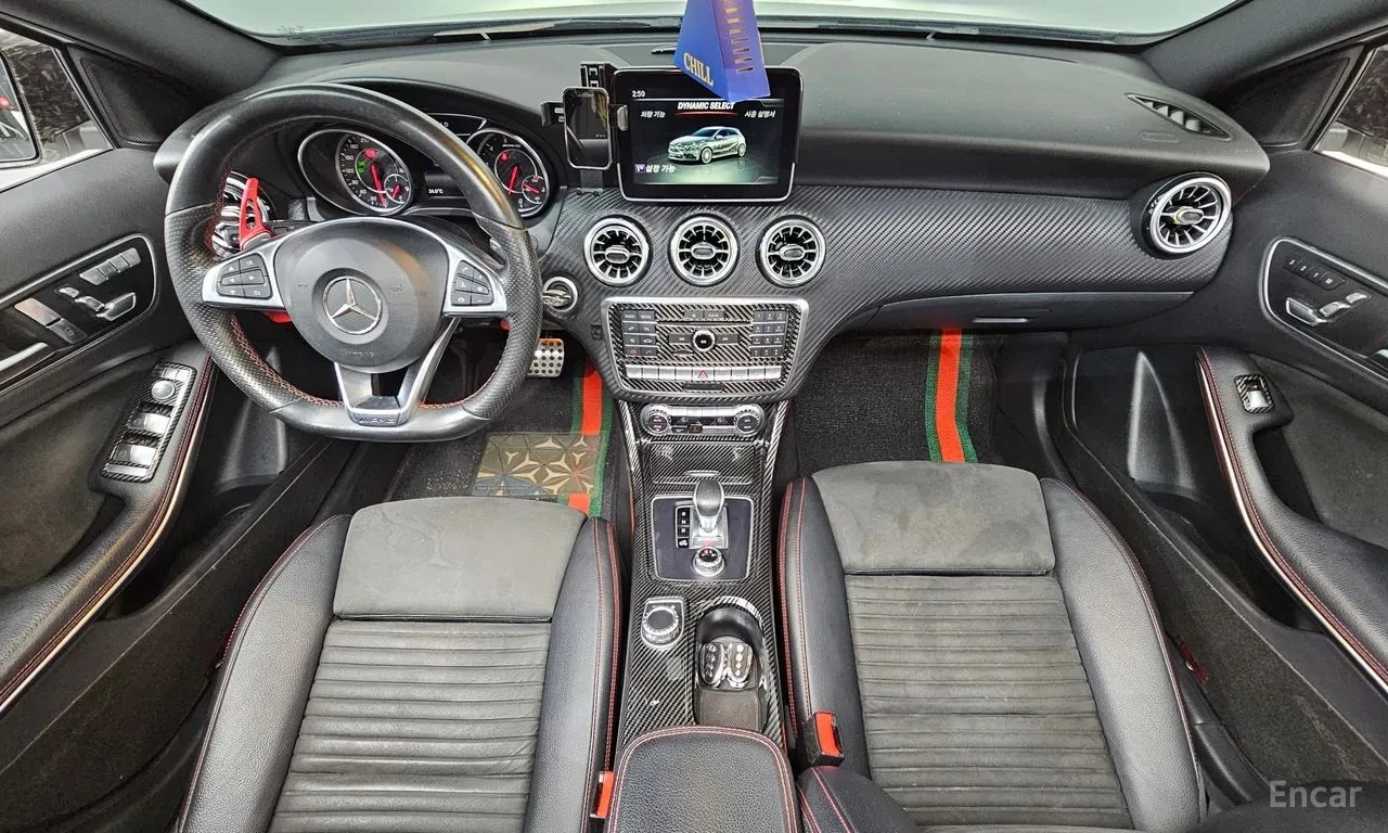 Mercedes-Benz A45 AMG PANAMERICANA / ПАНОРАМА / АЛКАНТАРА / CARBON, снимка 8 - Автомобили и джипове - 55903007