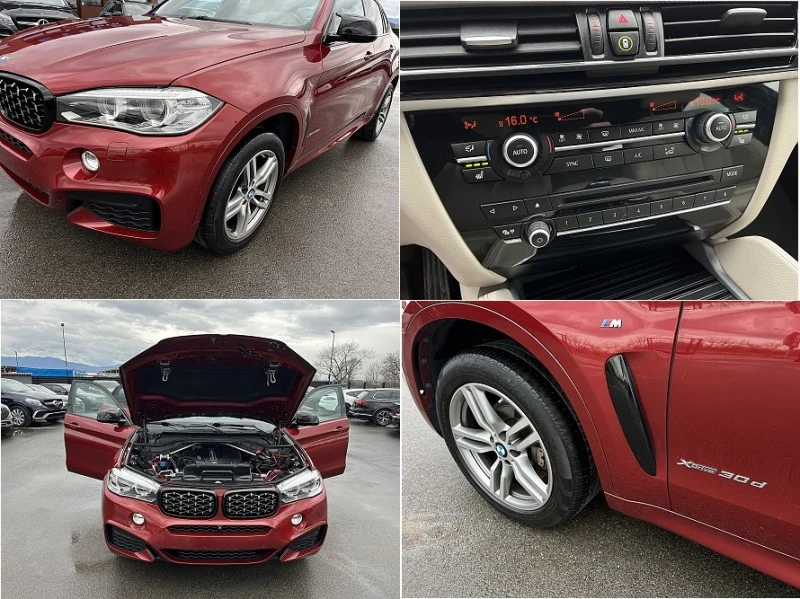 BMW X6 M PAKET-HEAD UP-SPORT-LED-BIXENON-КАМЕРА-ПОДГРЯВАН, снимка 17 - Автомобили и джипове - 44776078