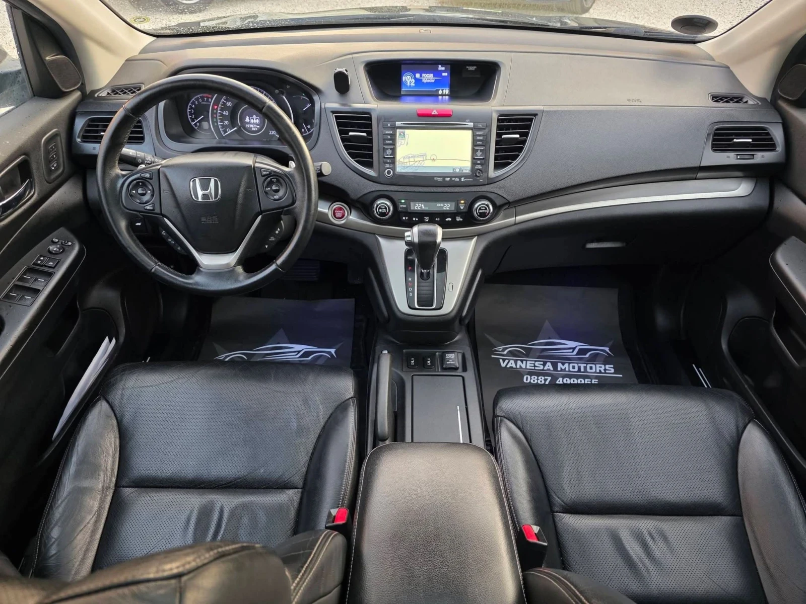 Honda Cr-v С-История Навигация Камера Панорама Кожа Теглич , снимка 7 - Автомобили и джипове - 55126062