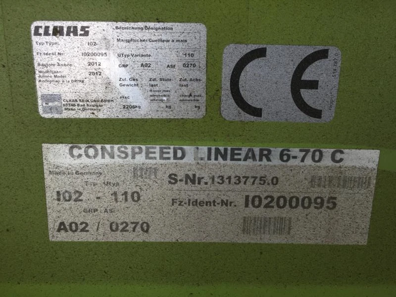 Хедер Claas CONSPEED 6.70 - изображение 5