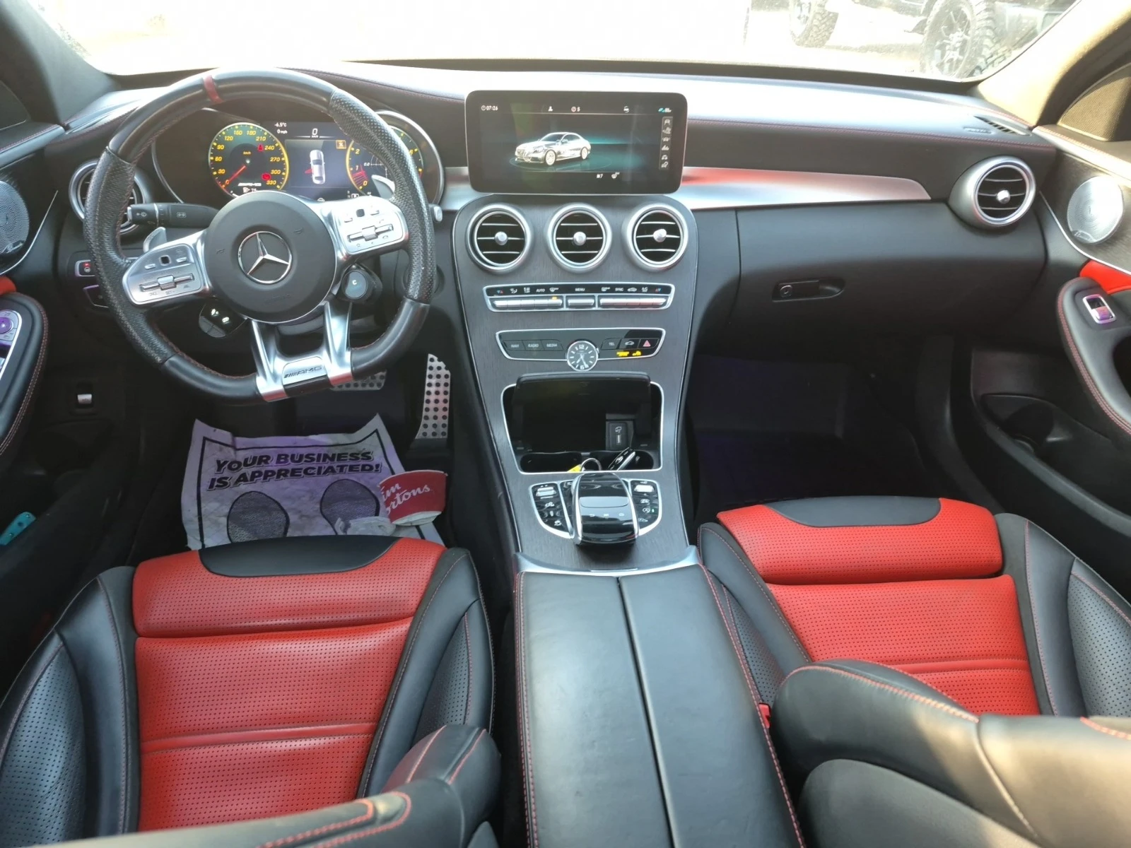 Mercedes-Benz C 63 AMG * * CARFAX* * АВТОКРЕДИТ* * , снимка 9 - Автомобили и джипове - 53784028