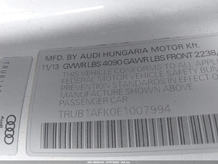 Audi Tt S* quattro* S-tronic* BOSE* АЛКАНТАРА, снимка 13 - Автомобили и джипове - 55739611