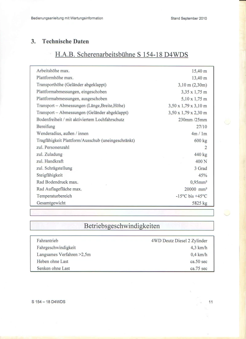 Платформи Друга HAB S154-18 4x4, снимка 12 - Индустриална техника - 50360806