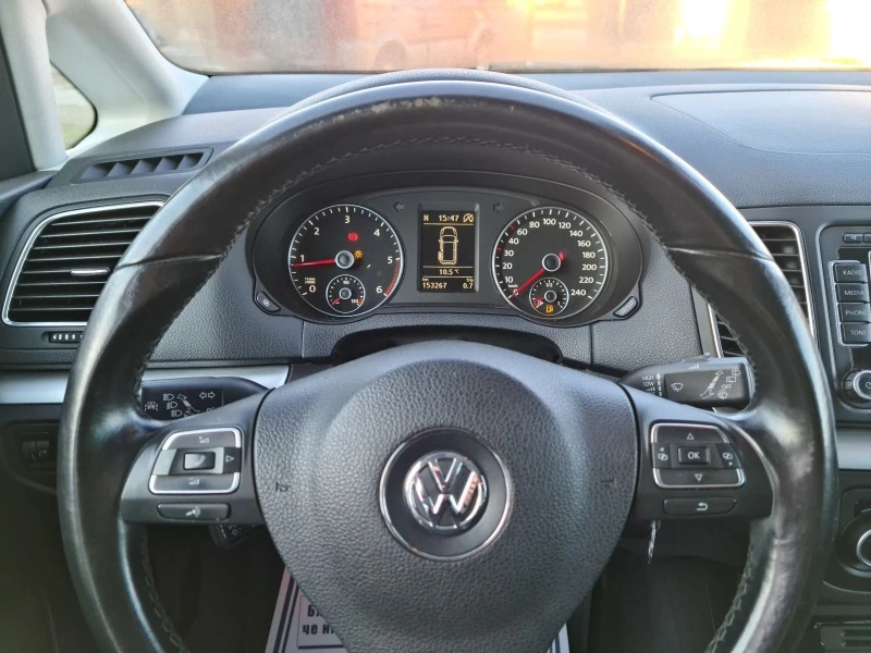 VW Sharan 2, 0tdi, SKY, 4X4, снимка 10 - Автомобили и джипове - 47223622