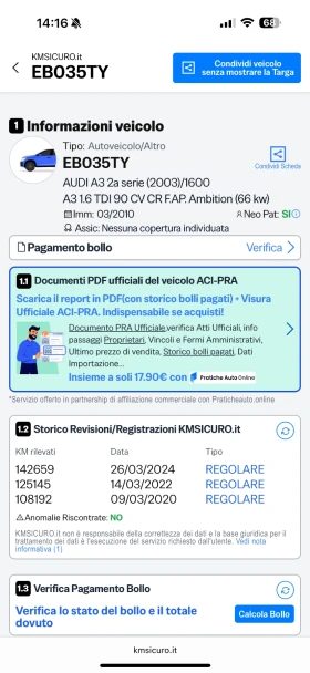 Audi A3 1.6 TDI - 3750 € / 7334.36 лв. - 56943558 13