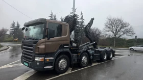 Scania P 380 EURO 4 Кран HIAB 166-E HIDUO 8X4