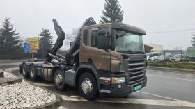 Scania P 380 EURO 4 Кран HIAB 166-E HIDUO 8X4, снимка 2