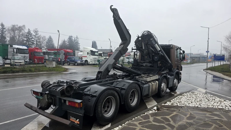 Scania P 380 EURO 4 Кран HIAB 166-E HIDUO 8X4, снимка 4 - Камиони - 52659838