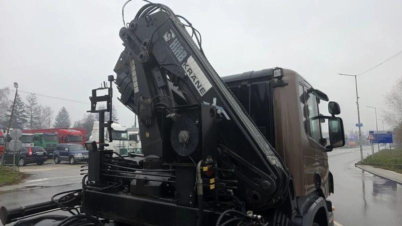 Scania P 380 EURO 4 Кран HIAB 166-E HIDUO 8X4, снимка 7 - Камиони - 52659838