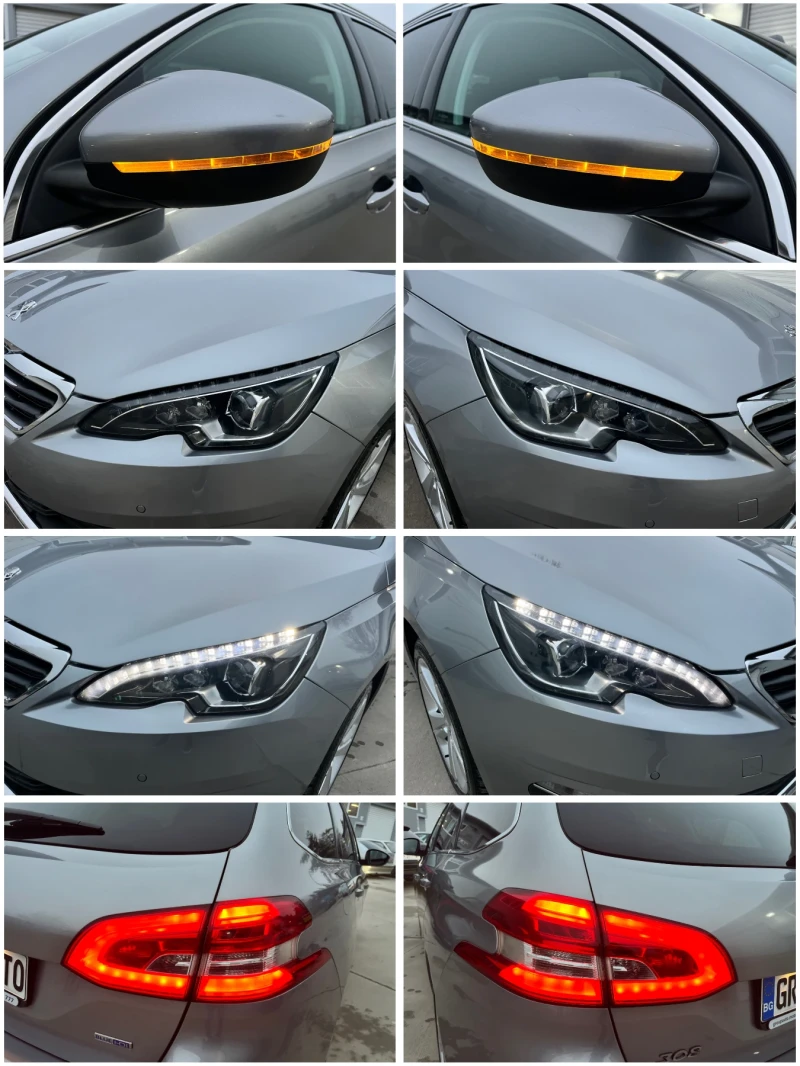 Peugeot 308 1, 6HDI-EURO-6/FULL LED/KEYLES/NAVI/ТОП СЪСТОЯНИЕ!, снимка 16 - Автомобили и джипове - 52789441