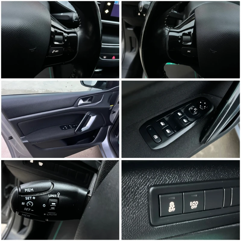 Peugeot 308 1, 6HDI-EURO-6/FULL LED/KEYLES/NAVI/ТОП СЪСТОЯНИЕ!, снимка 15 - Автомобили и джипове - 52789441