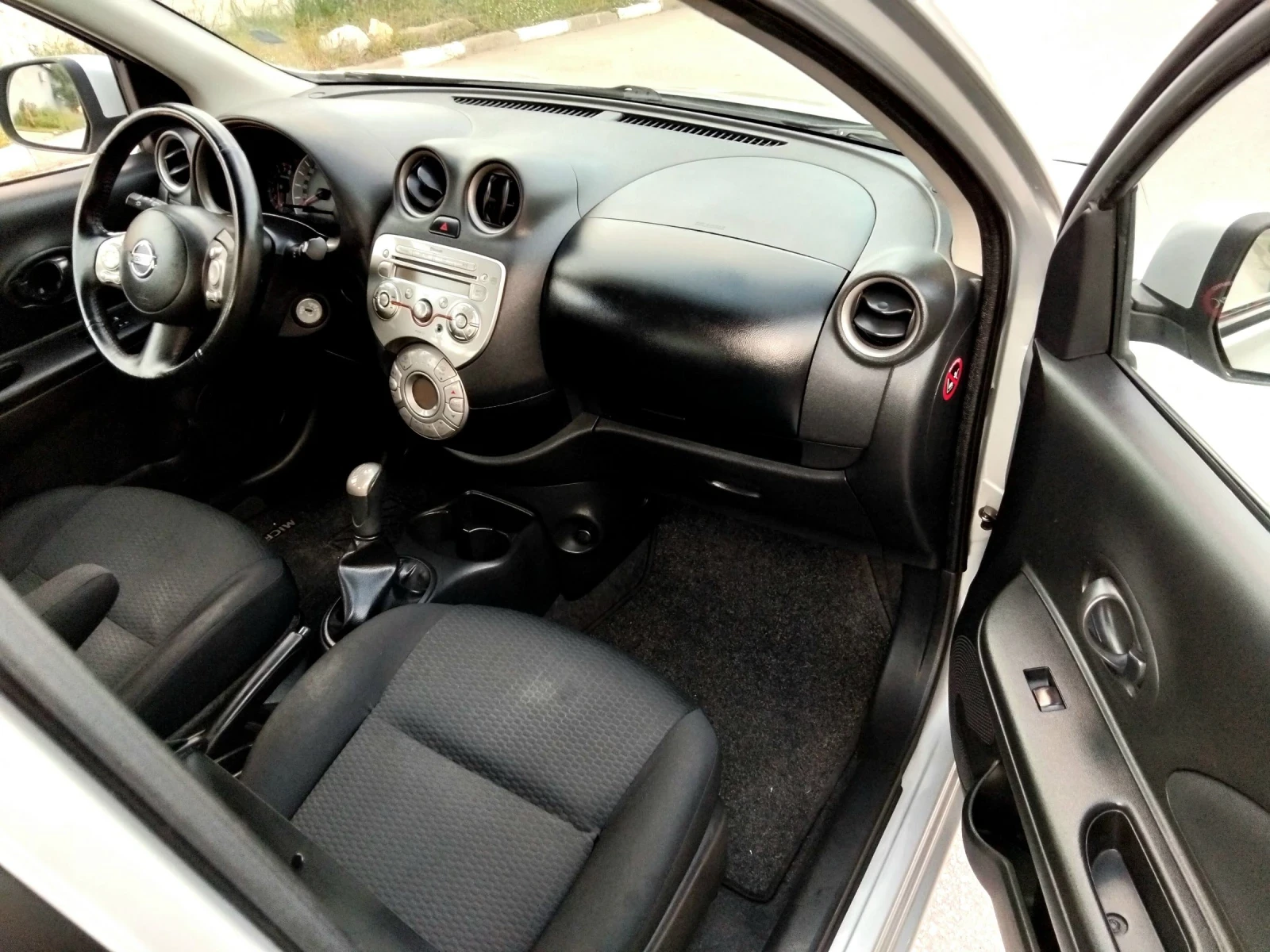 Nissan Micra 1.2i.80k.ВЕРИГА+ КЛИМА. 2011г., снимка 12 - Автомобили и джипове - 54480769
