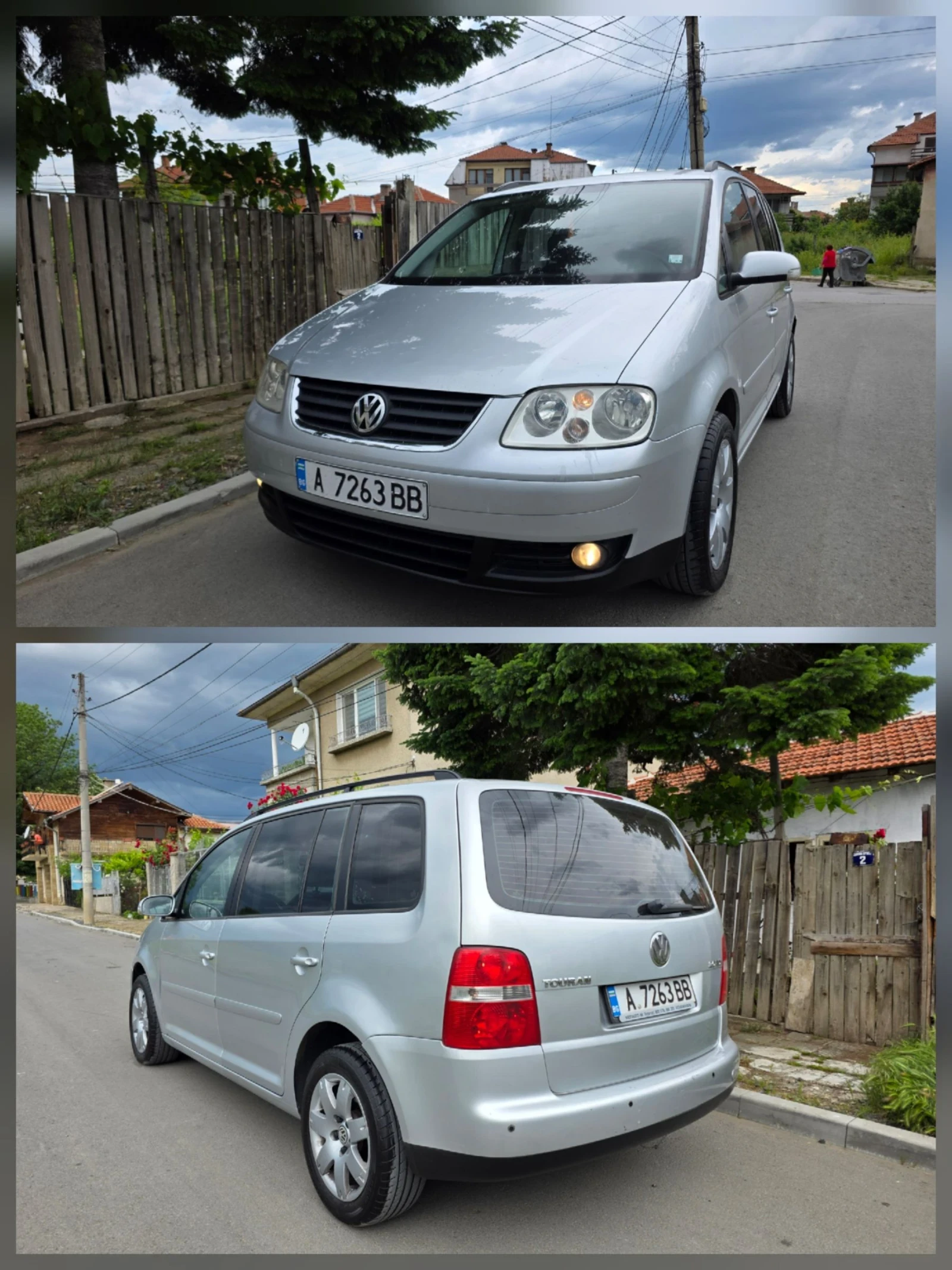 VW Touran 2.0TDI 7-местен с работещ климатроник , снимка 10 - Автомобили и джипове - 54733182
