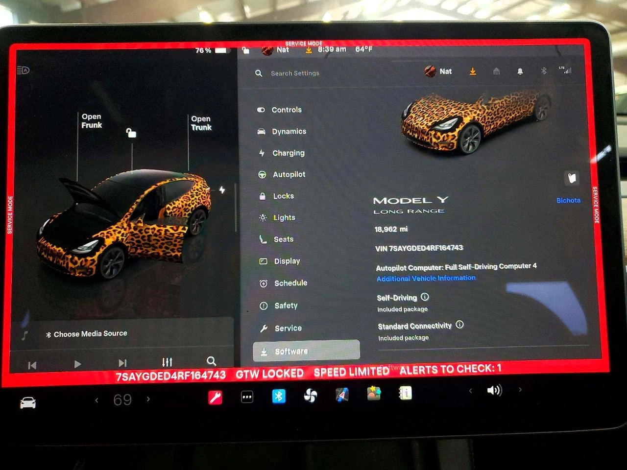 Tesla Model Y LONG RANGE, снимка 9 - Автомобили и джипове - 54759168