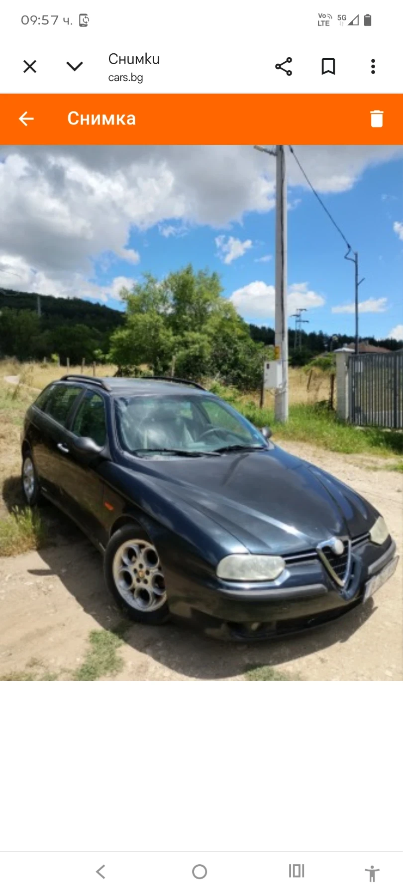 Alfa Romeo 156 sportwagon, снимка 8 - Автомобили и джипове - 55883419