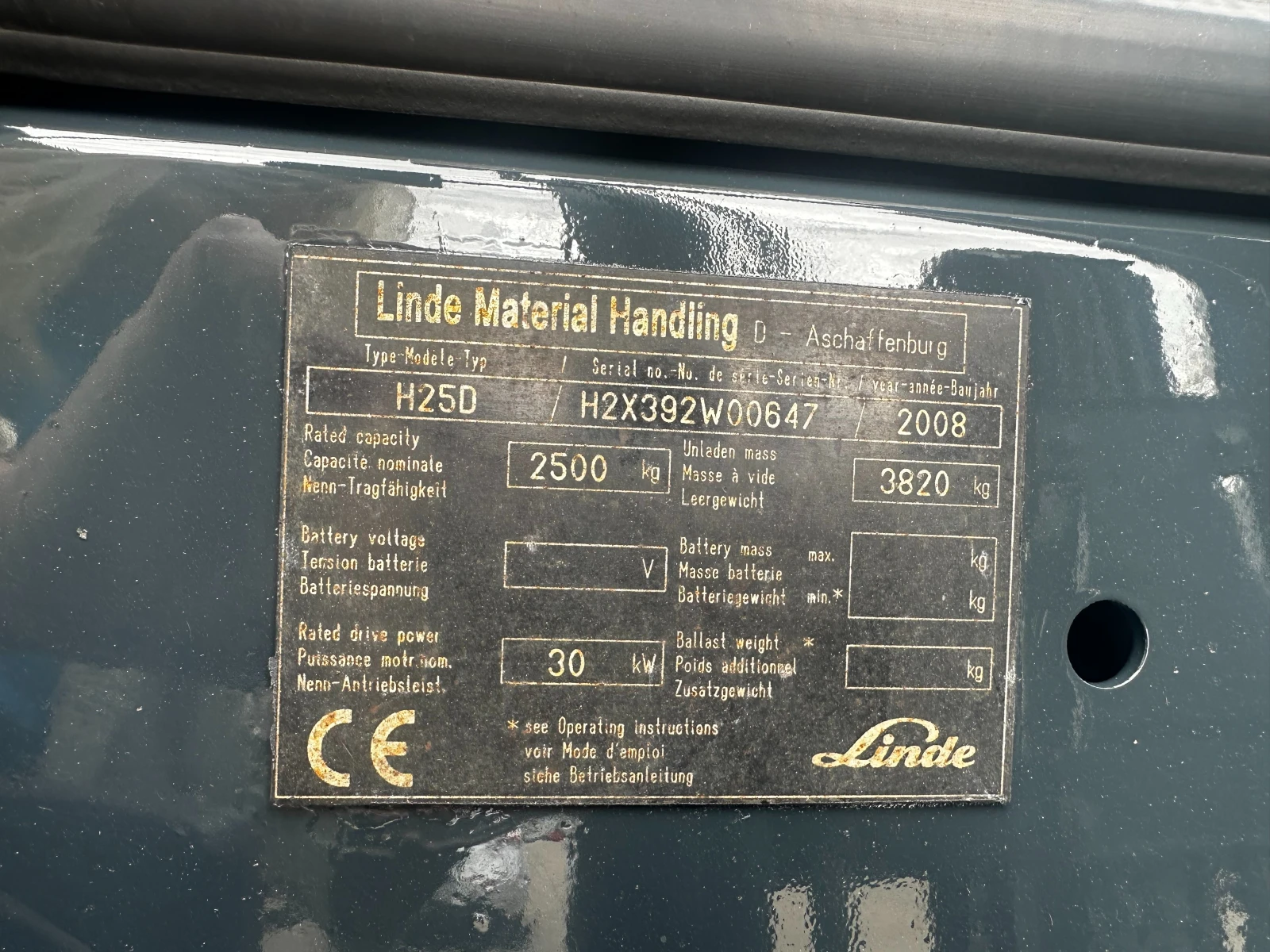 Мотокар Linde, снимка 17 - Индустриална техника - 56019647
