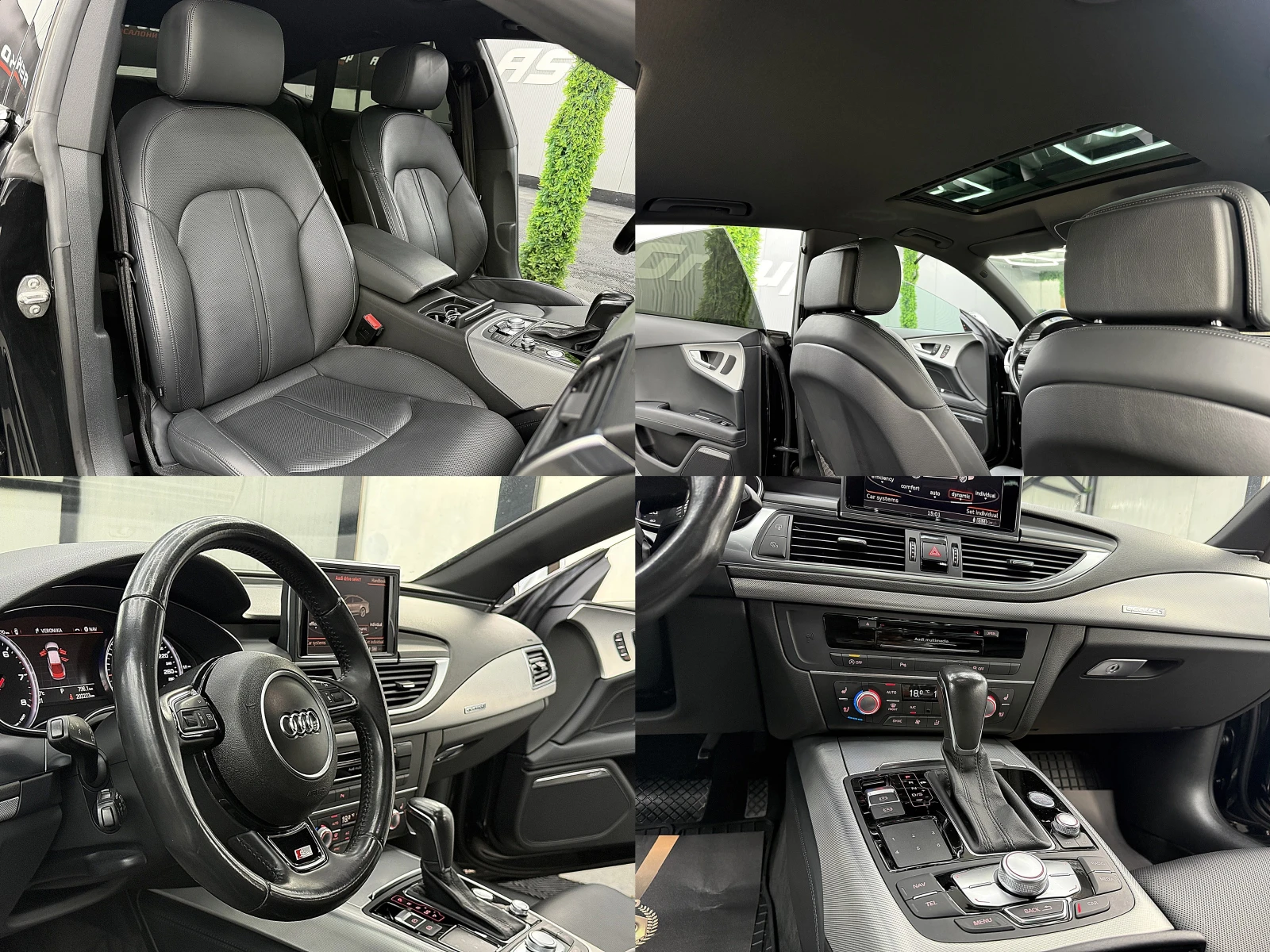 Audi A7 Facelift/ПОДГРЕВ ОБДУХВАНЕ МАСАЖ СОБСТВЕН ЛИЗИНГ, снимка 13 - Автомобили и джипове - 55264240