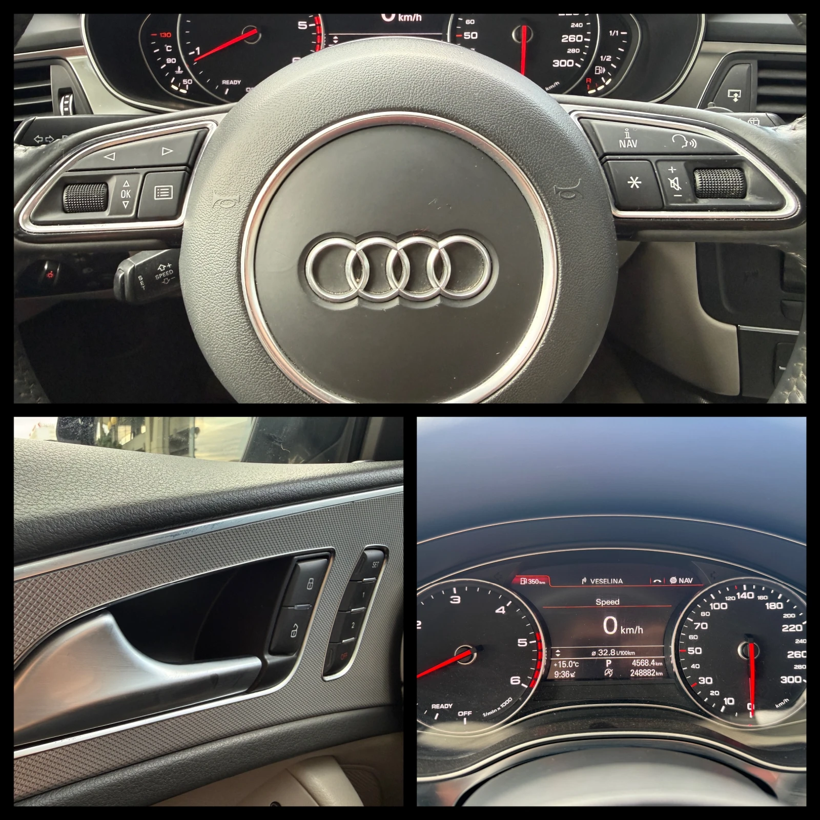 Audi A6 6 МЕСЕЦА ГАРАНЦИЯ/2.0TDI 190к.с Facelift Автоматик, снимка 12 - Автомобили и джипове - 56269377