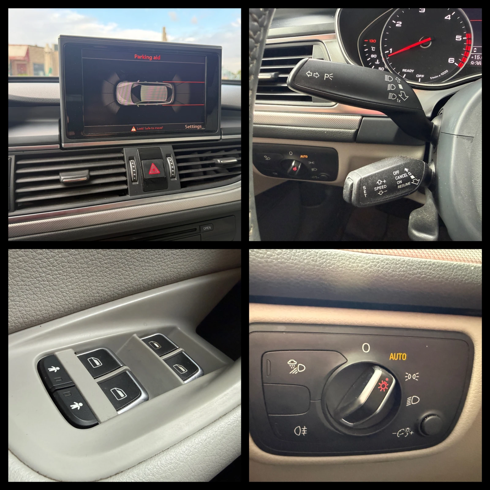 Audi A6 6 МЕСЕЦА ГАРАНЦИЯ/2.0TDI 190к.с Facelift Автоматик, снимка 14 - Автомобили и джипове - 56269377