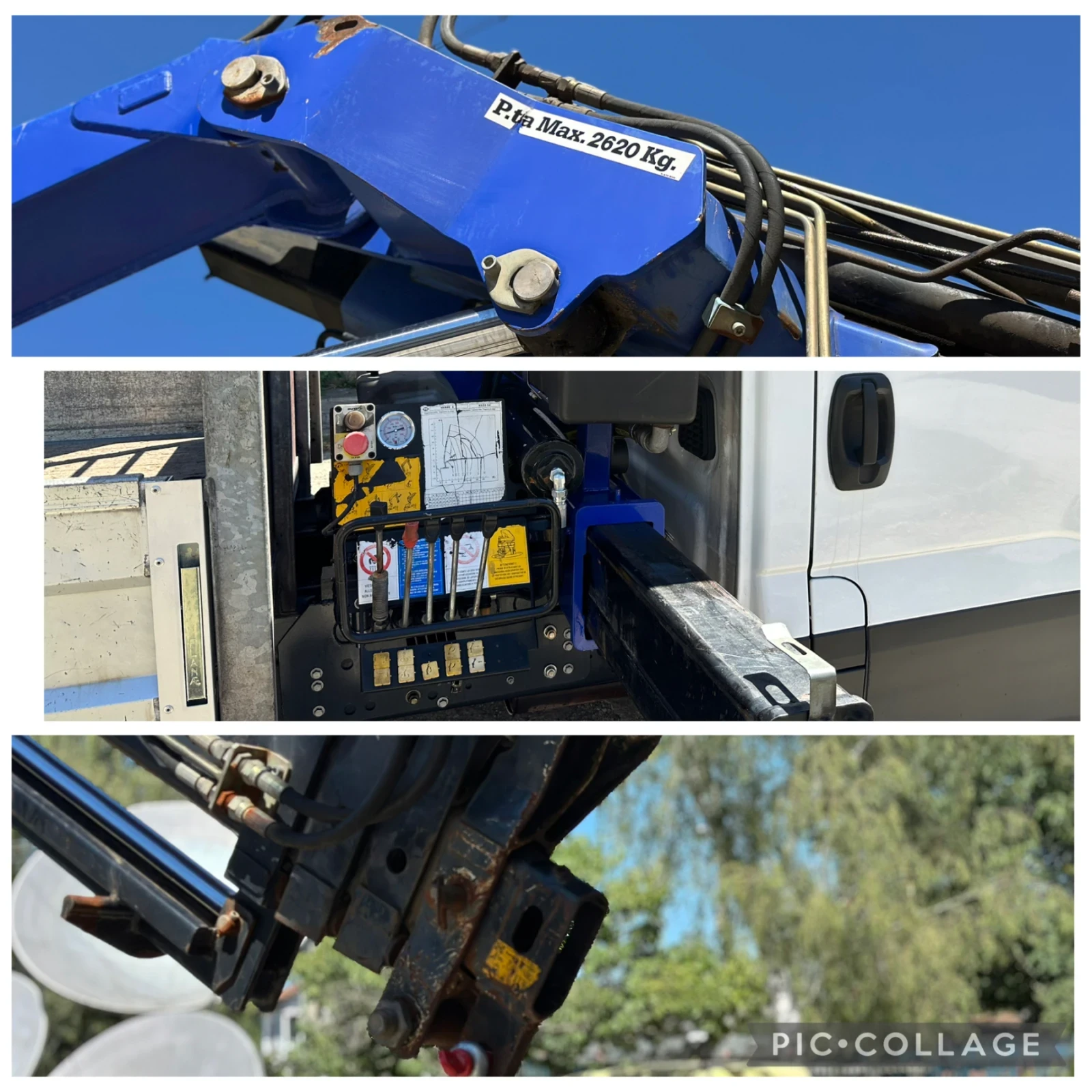Iveco 35c15 Бордови + Кран  PM 6 14, 5 метра, N1, Клима, Като  - изображение 9