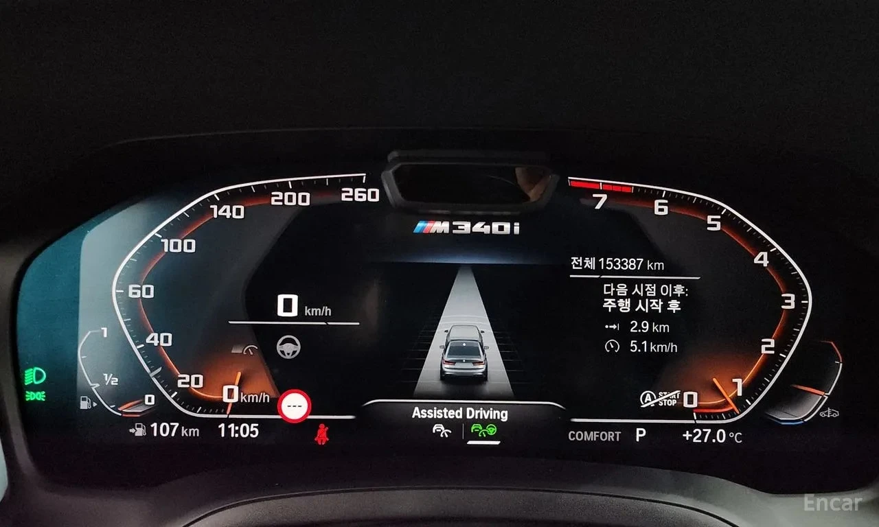 BMW 340 M340i/ХЕДЪП/ДИСТРОНИК/NIGHT VISION/ПОДГРЕВ/ПАМЕТ/, снимка 8 - Автомобили и джипове - 56005622