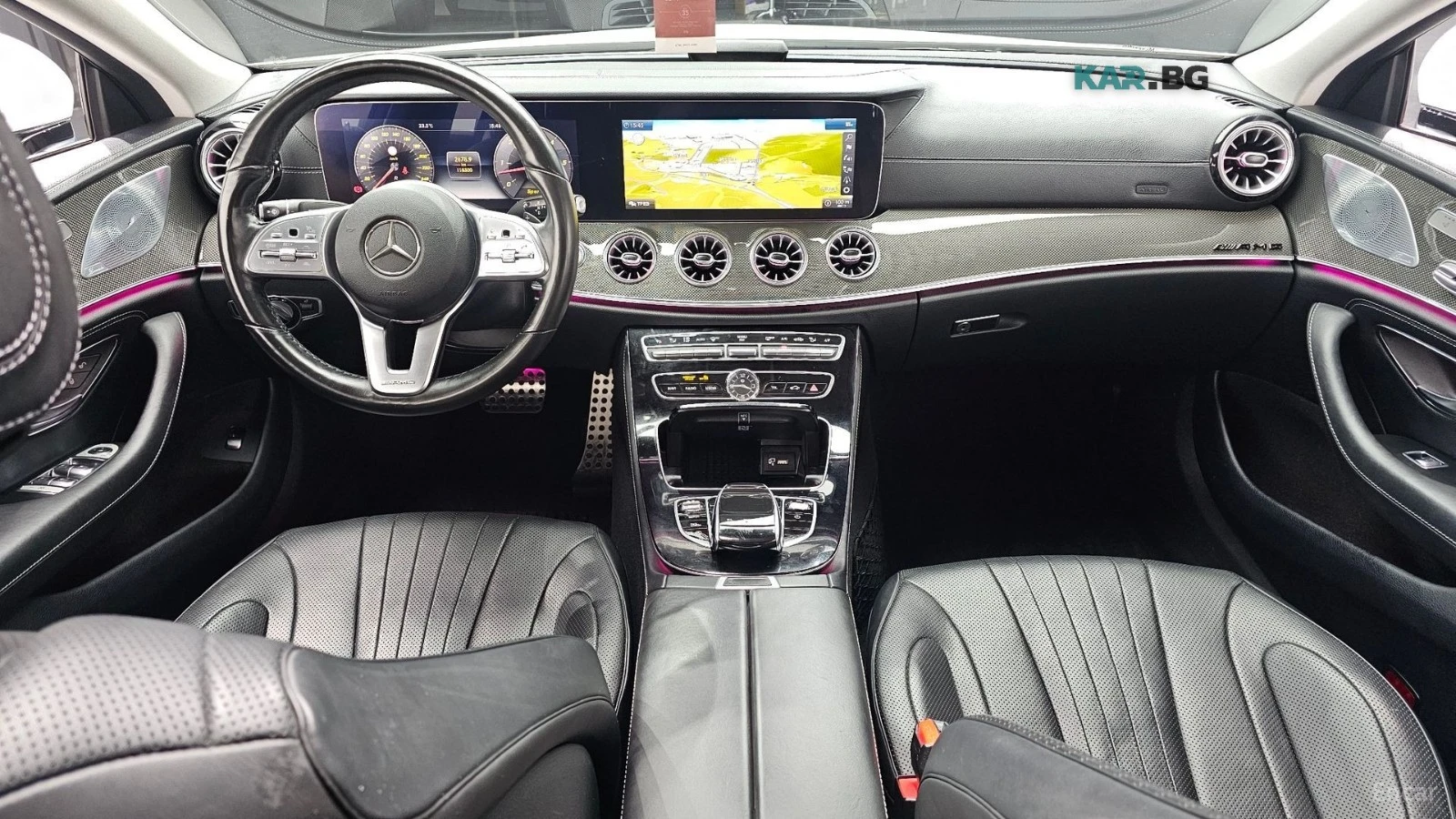 Mercedes-Benz CLS 400 AMG* ОБДУХВАНЕ* 360 КАМЕРА* DISTRONIC* HEADUP* , снимка 7 - Автомобили и джипове - 56237882
