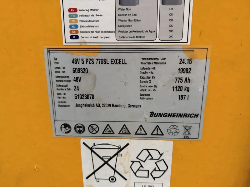 Електрокар Jungheinrich, снимка 5 - Индустриална техника - 52889411