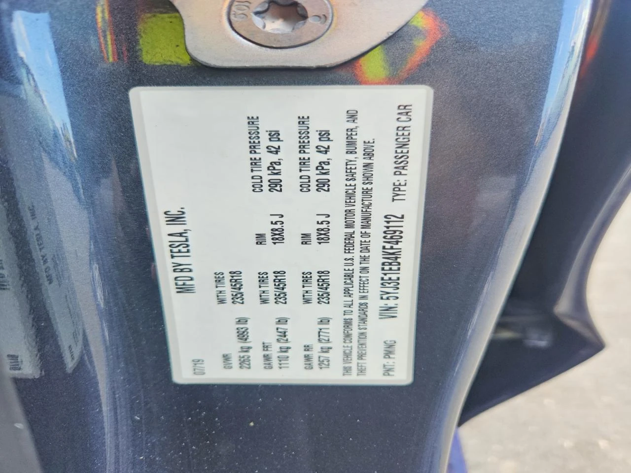 Tesla Model 3, снимка 12 - Автомобили и джипове - 55272018