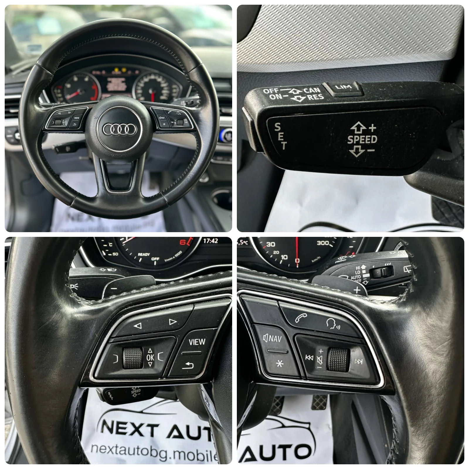 Audi A4 2.0TDI 150HP AUTOMAT LED NAVI EU6B, снимка 14 - Автомобили и джипове - 55791031