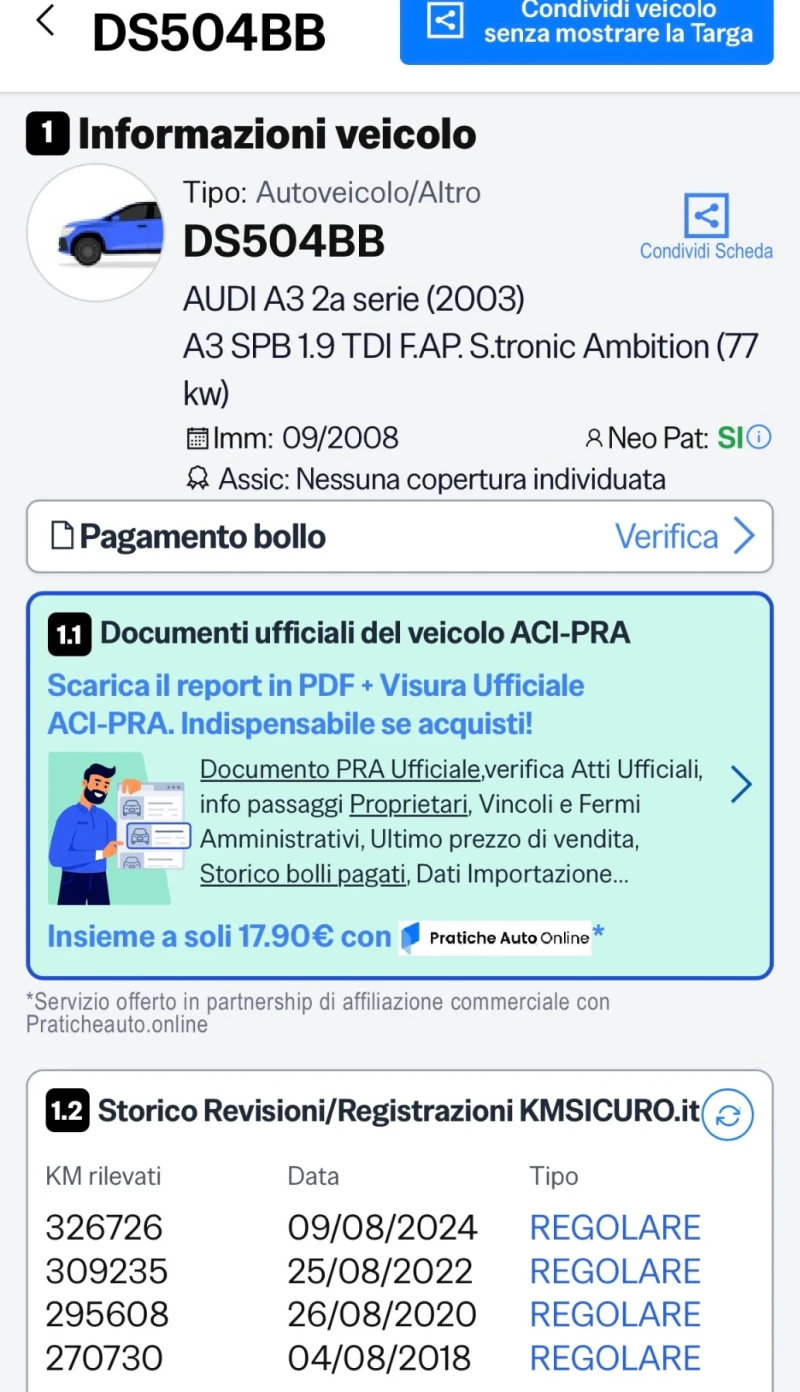 Audi A3 1.9 TDI, снимка 6 - Автомобили и джипове - 53063805