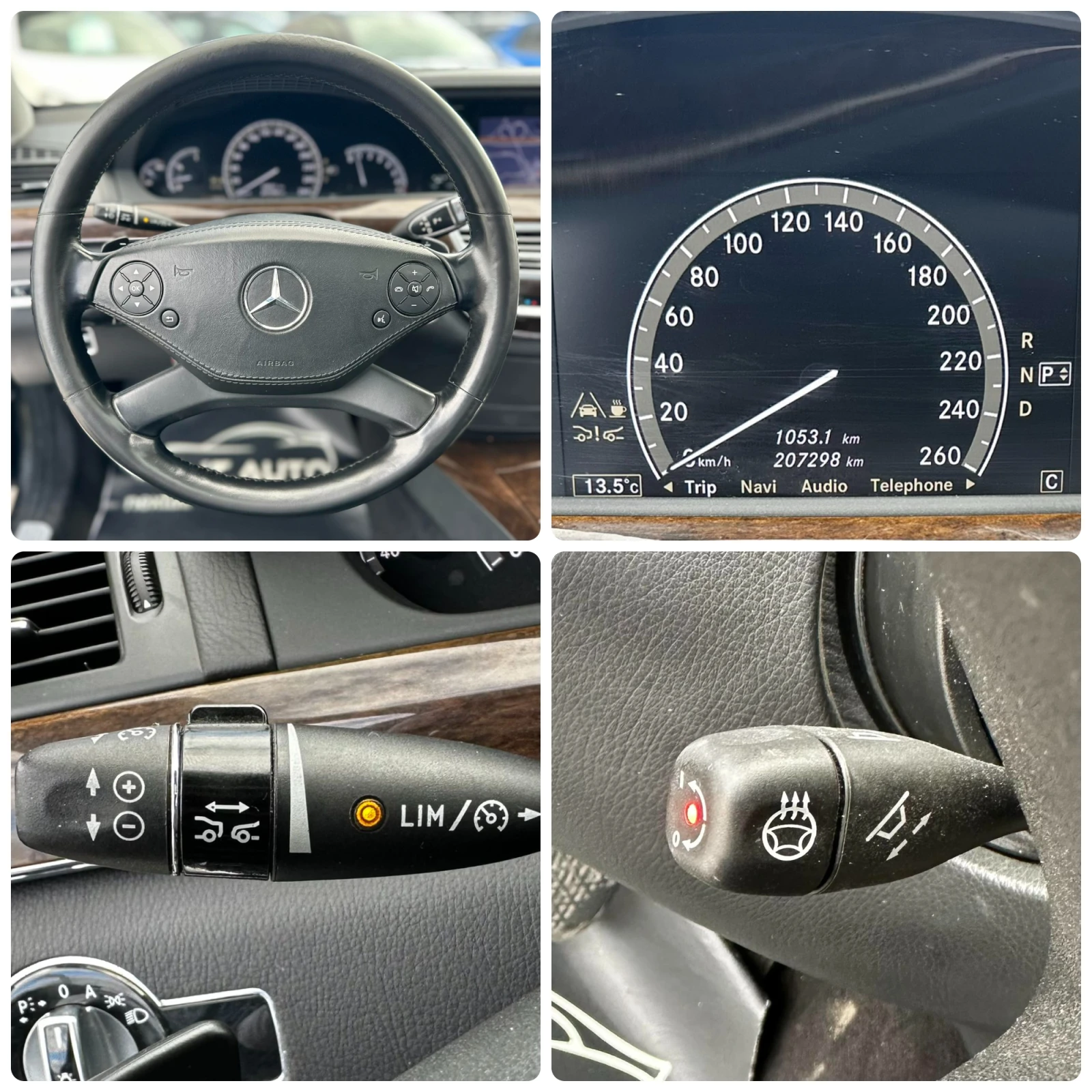 Mercedes-Benz S 500 5.5i 388HP AMG 4MATIC KEYLESS NIGHT VISION FULL, снимка 13 - Автомобили и джипове - 54548609