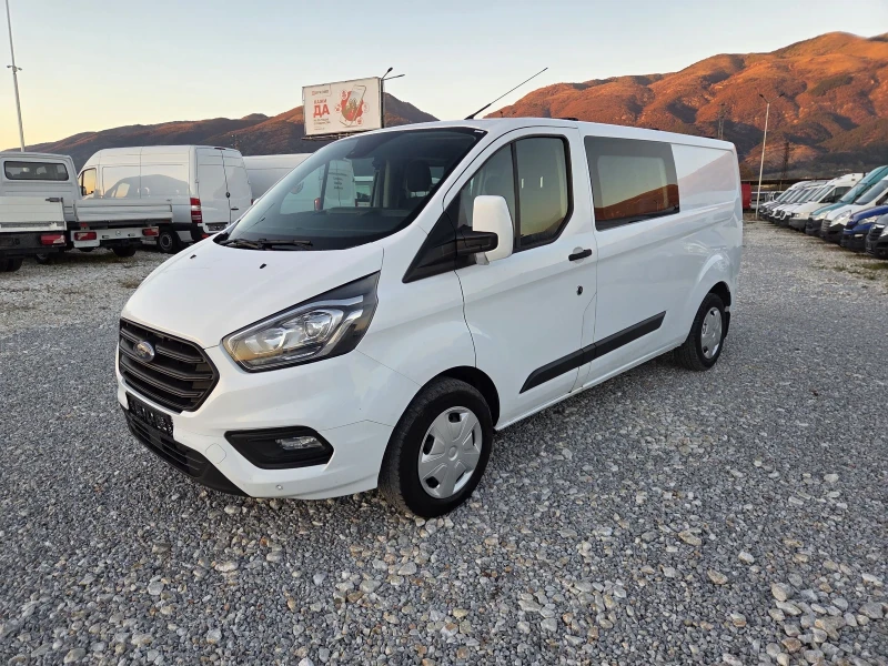 Ford Transit Custom 2.0 TDCi, ТОВАРОПЪТНИК, 6 местен, Клима, ЕВРО 6