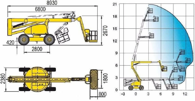 Автовишка Друга марка Haulotte HA 20PX  4x4, снимка 15 - Индустриална техника - 25090682