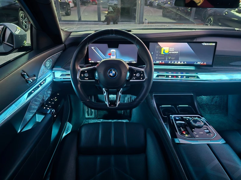 BMW i7 M60* TV* LANG* M Shadow line* 21 M Wheels* Individ, снимка 14 - Автомобили и джипове - 52398723