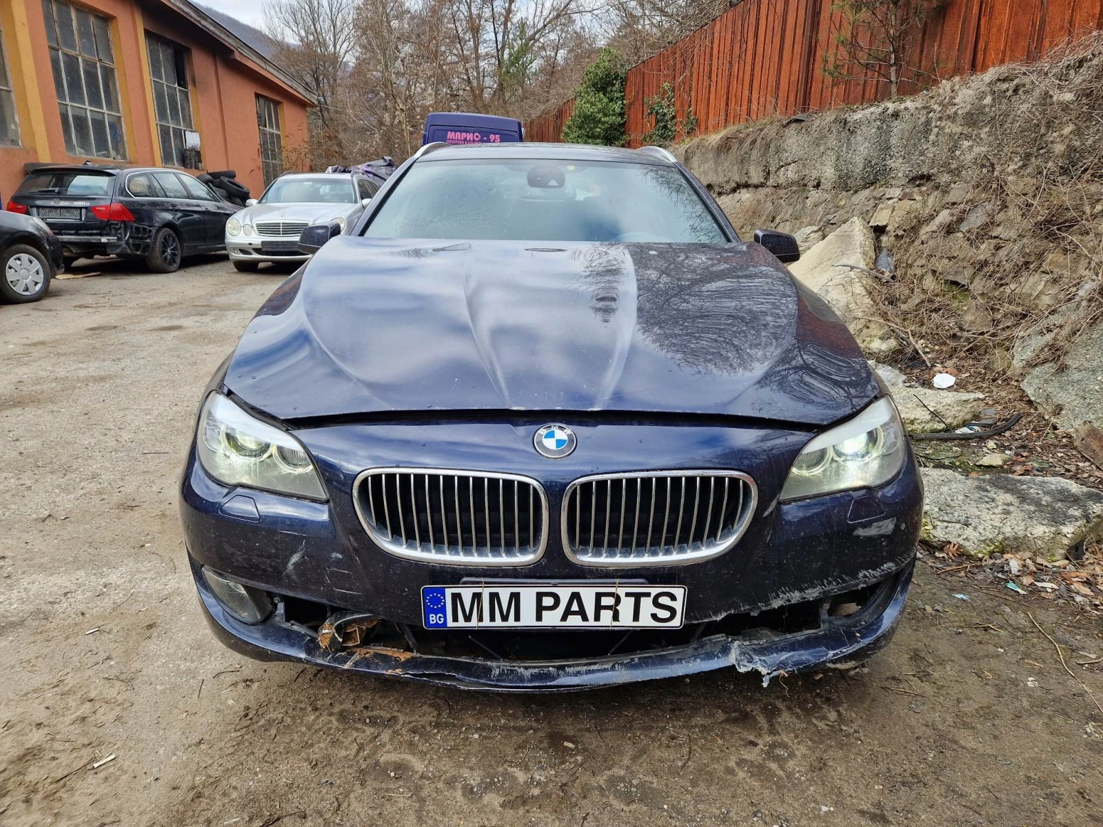 BMW 530 4бр 530XD 258кс  F1, Key Less, 360, head up Пано - [1] 