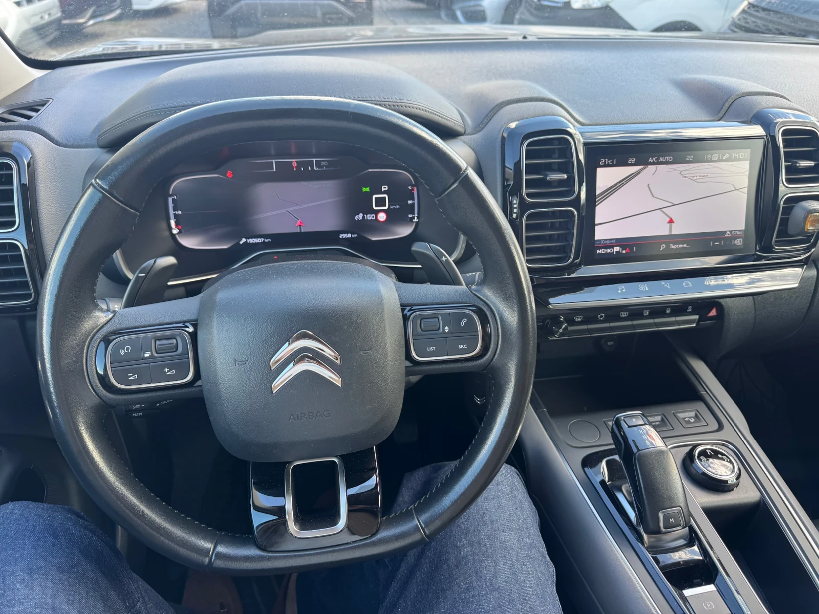 Citroen C5 Aircross 1.5TDI  131hp* LED* КОЖА* КАМЕРА* 6.2020г* ЛИЗИНГ, снимка 3 - Автомобили и джипове - 56202042