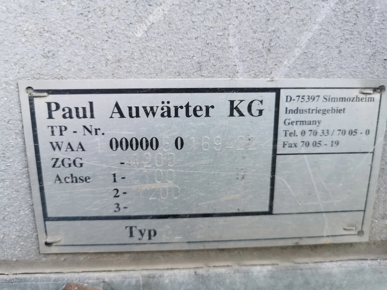 За автомобил Други Auwarter, снимка 4 - Ремаркета - 53865798