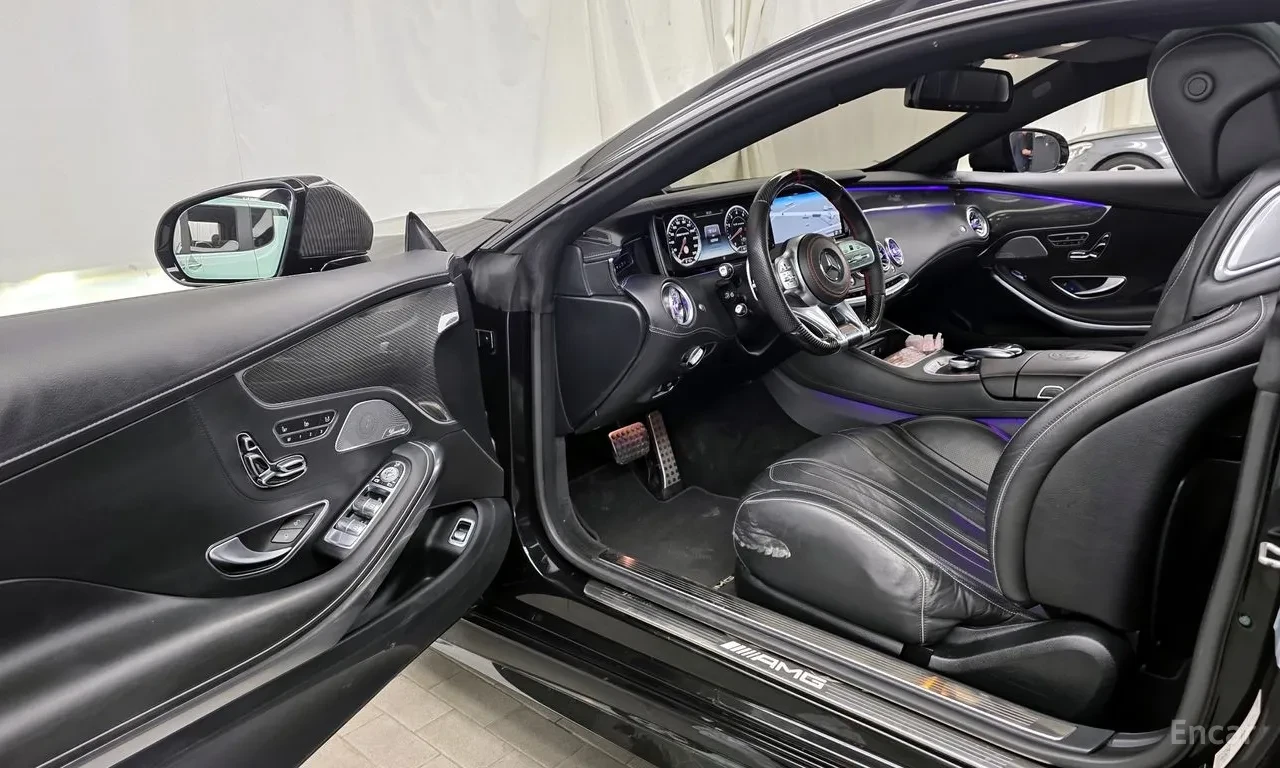 Mercedes-Benz S 63 AMG 4MATIC COUPE / BURMESTER / 360 / HUD / DISTRONIC, снимка 6 - Автомобили и джипове - 54647129