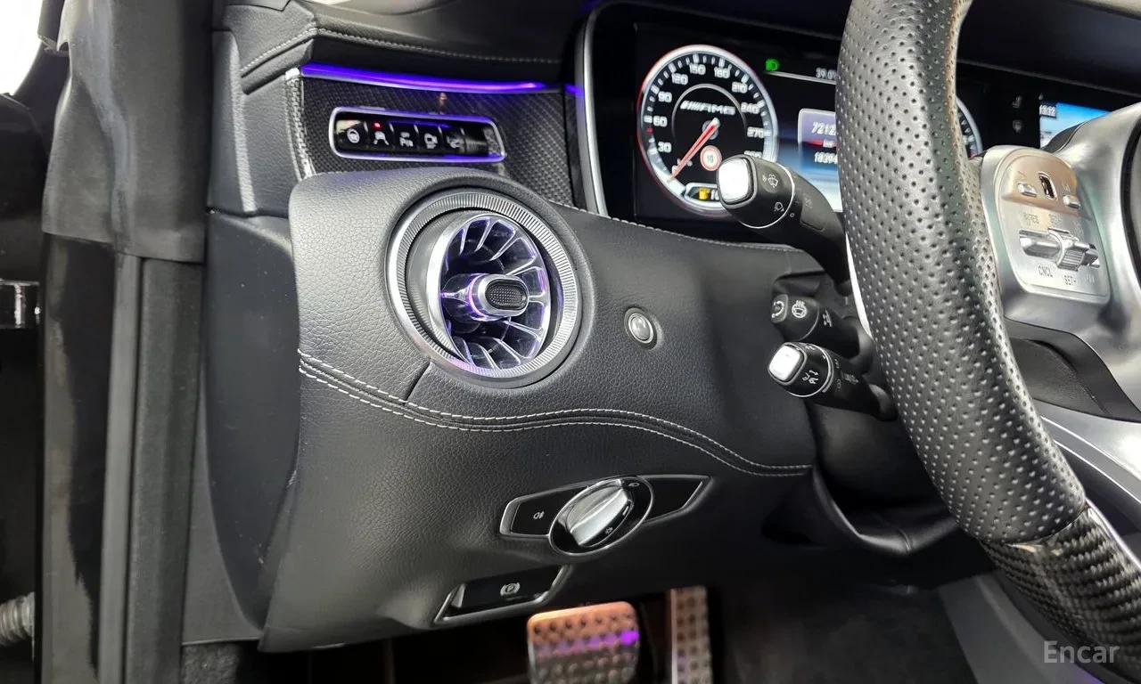Mercedes-Benz S 63 AMG 4MATIC COUPE / BURMESTER / 360 / HUD / DISTRONIC, снимка 10 - Автомобили и джипове - 54647129
