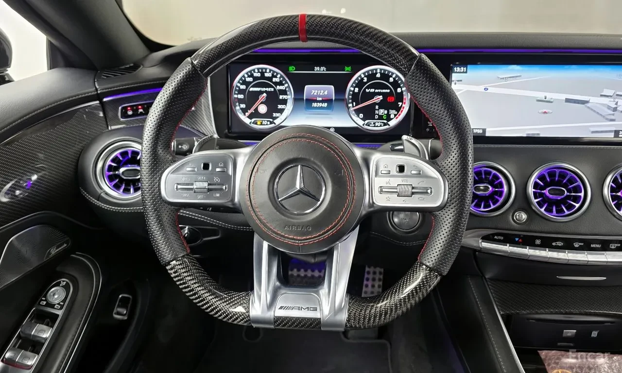 Mercedes-Benz S 63 AMG 4MATIC COUPE / BURMESTER / 360 / HUD / DISTRONIC, снимка 9 - Автомобили и джипове - 54647129